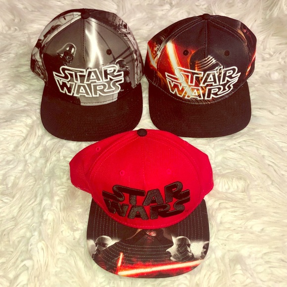 Star Wars Accessories - 3 Star Wars hats